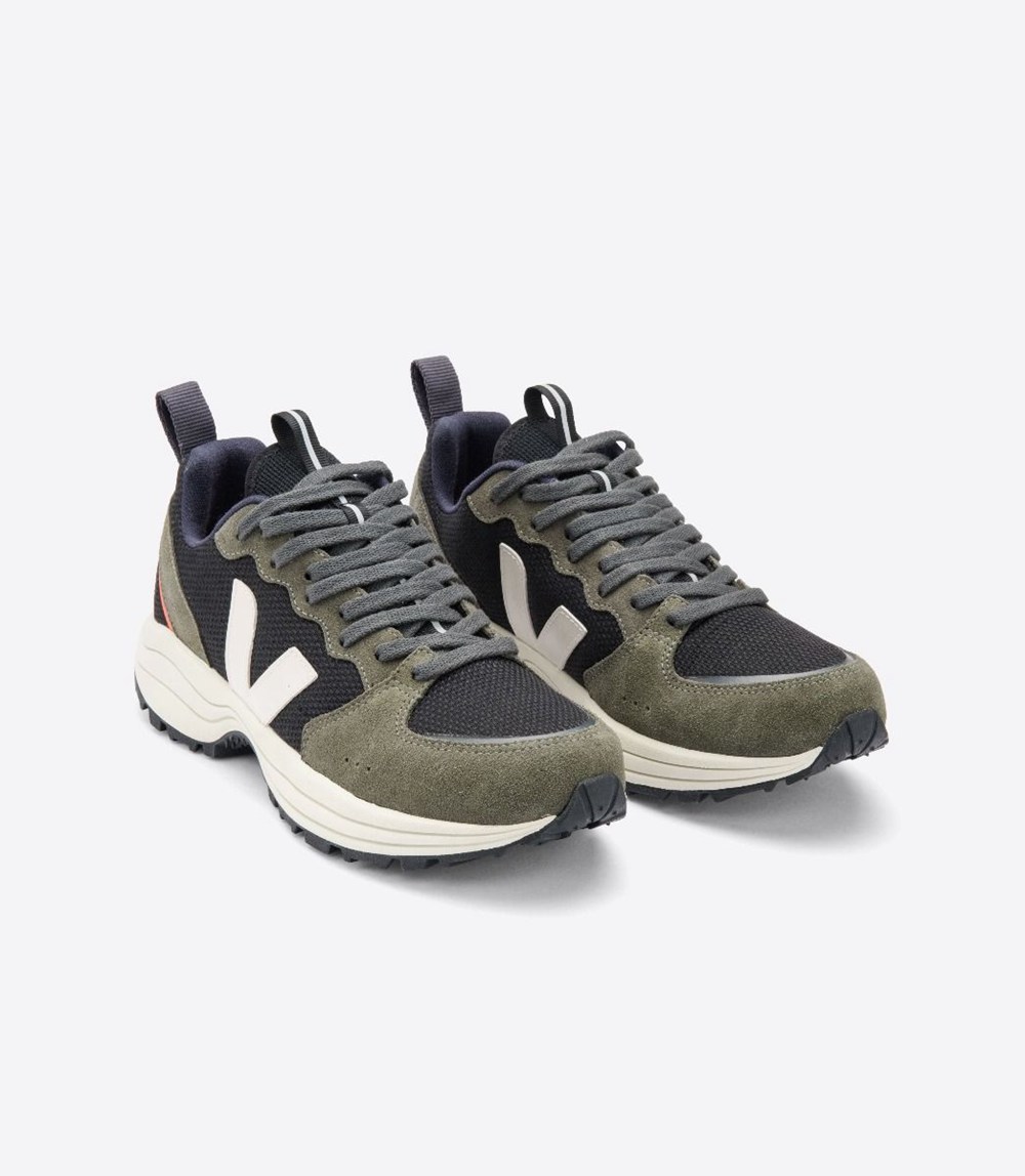 Veja Sneakers Dam - Venturi Bastille B-Mesh - Nigga/Grå/Olivgröna - 762104-QDL